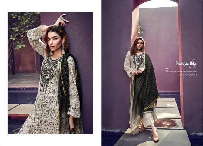 Vaatika By Mumtaz 25001-25008 Dress Material Catalog